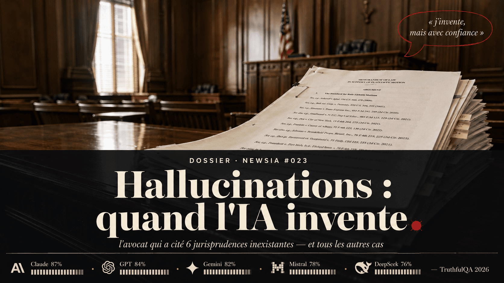 Hallucinations IA : pourquoi les modèles inventent des réponses