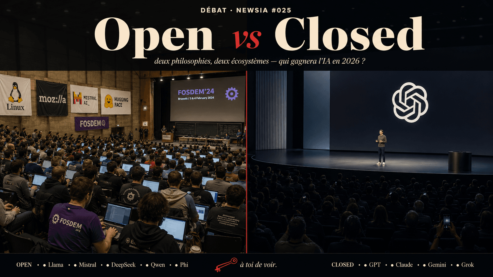 IA open source vs propriétaire : que choisir en 2026