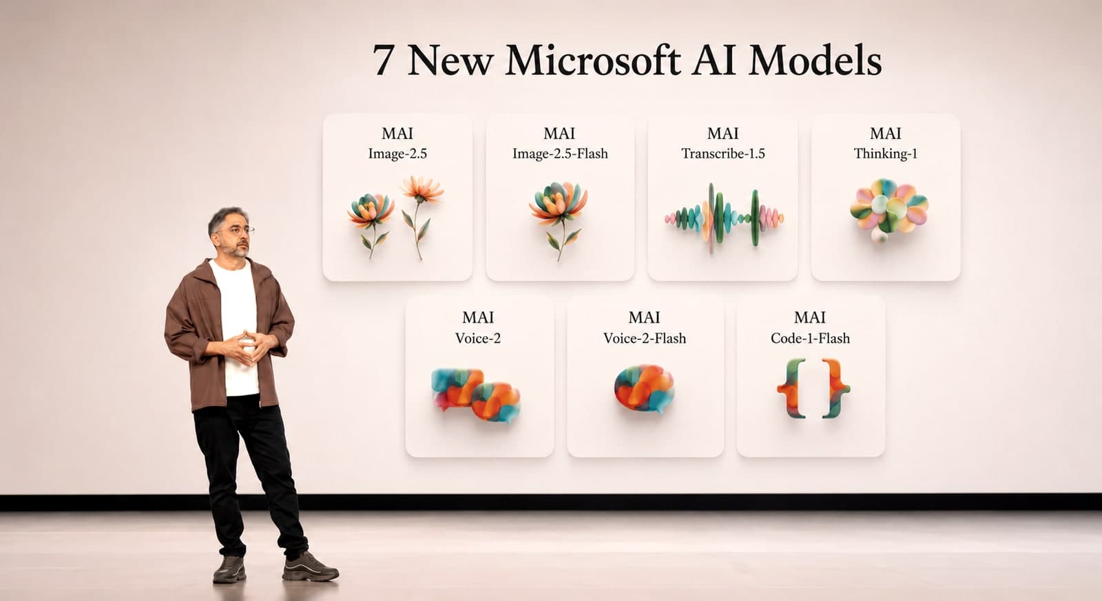 Microsoft lance 7 modèles MAI pour se passer d'OpenAI